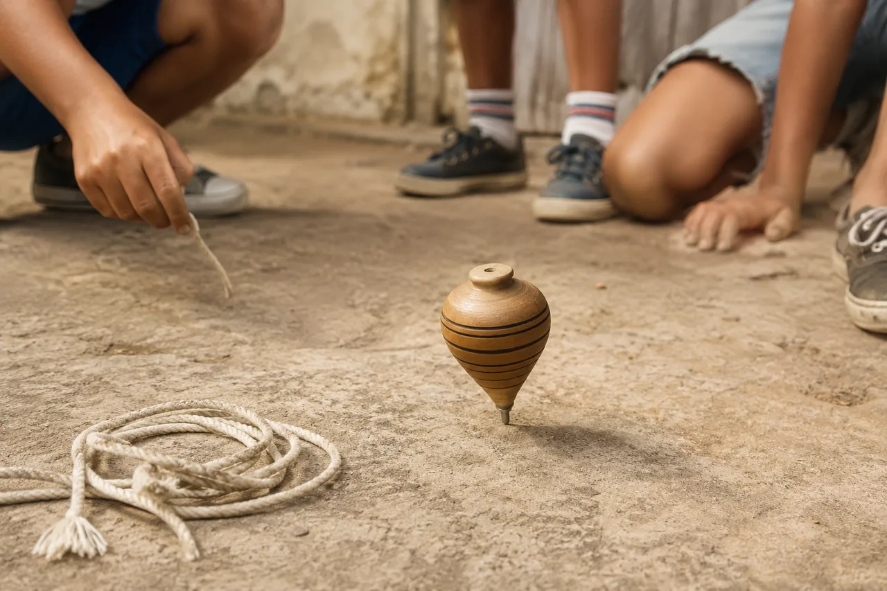 Peão: o brinquedo simples que transformava criança em especialista em manobra