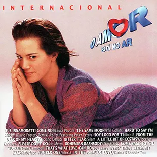 Capa da trilha de O Amor Está no Ar