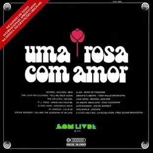 Capa da trilha de Uma Rosa com Amor